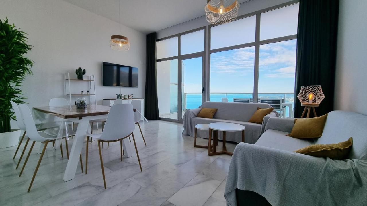 Ferienwohnung Skyline 41 Gran Lujo, Terraza Grande Y Vistas Al Mar - Planta 41 Benidorm Exterior foto