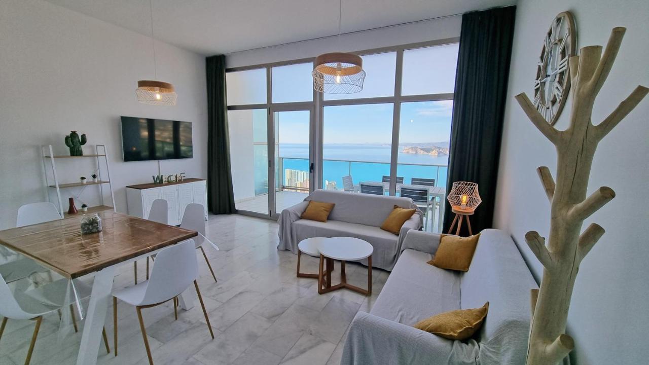Ferienwohnung Skyline 41 Gran Lujo, Terraza Grande Y Vistas Al Mar - Planta 41 Benidorm Exterior foto