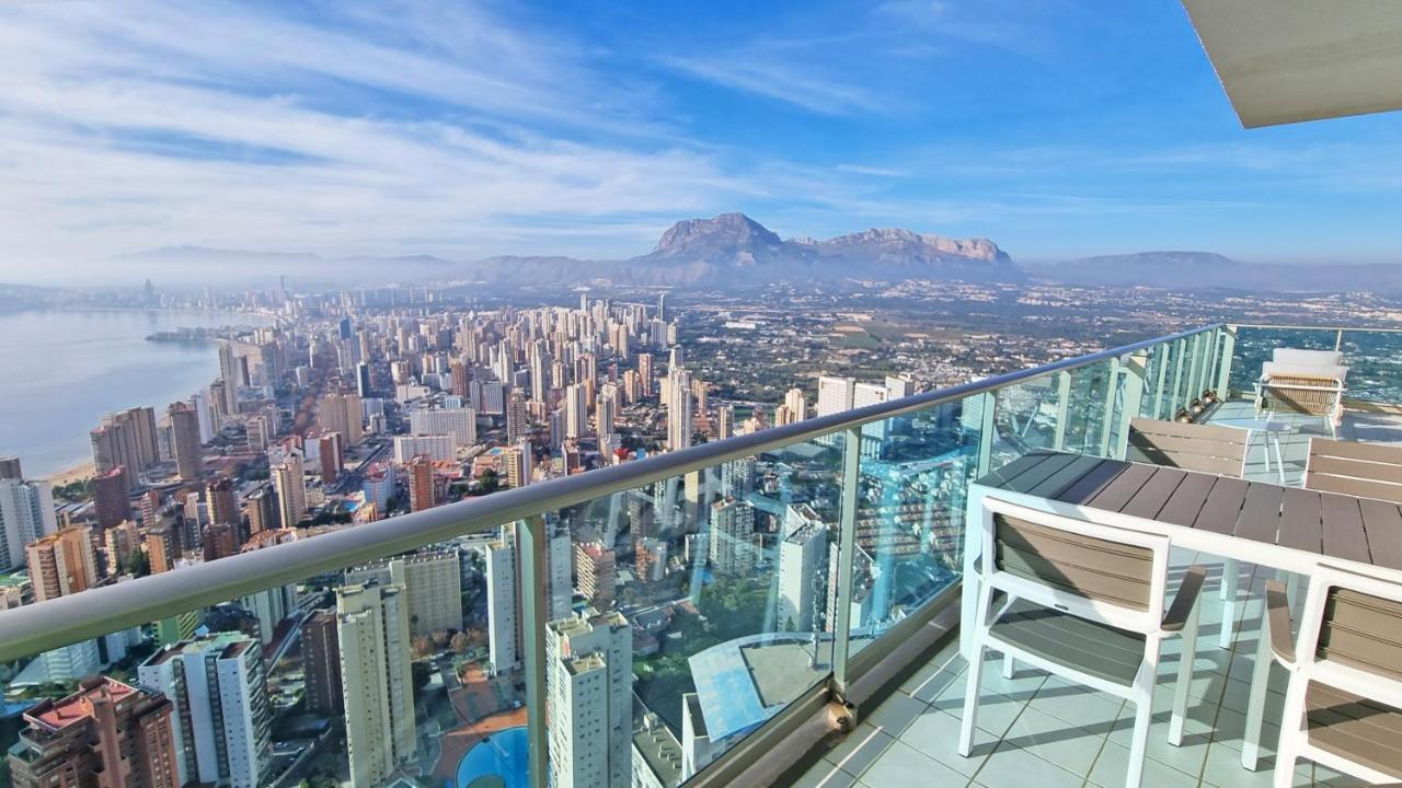 Ferienwohnung Skyline 41 Gran Lujo, Terraza Grande Y Vistas Al Mar - Planta 41 Benidorm Exterior foto